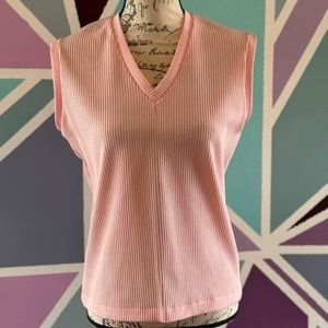 Vintage V-neck sleeveless vest